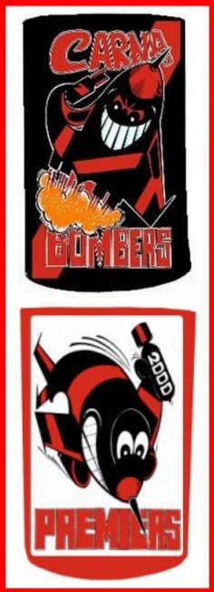 Bombers Stubby Holder Twin Pack FREE POST WITHIN AUSTRALIA